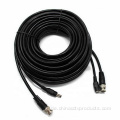 Vorgefertigte siamesische Kraft und Video 4 + 1 CCTV-Kabel